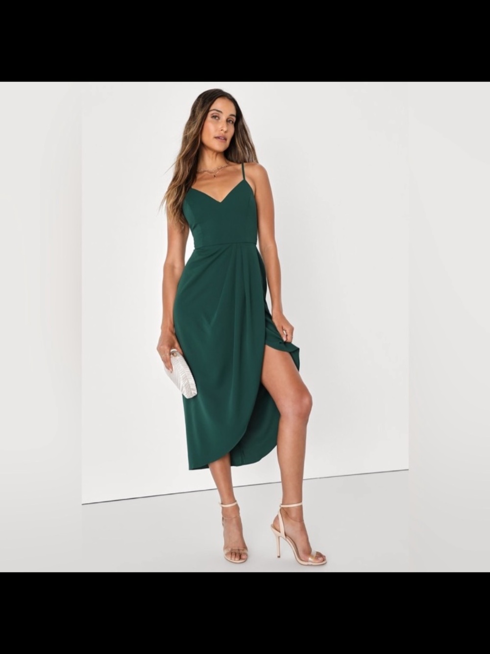 Lulus Midi Green Dress